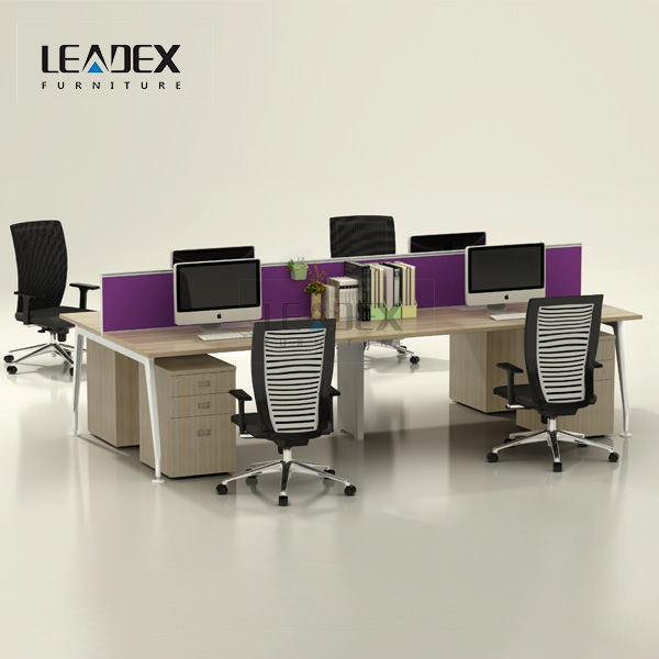 Product Image of LEADEX office furniture 4 Seaters Bench Workstation