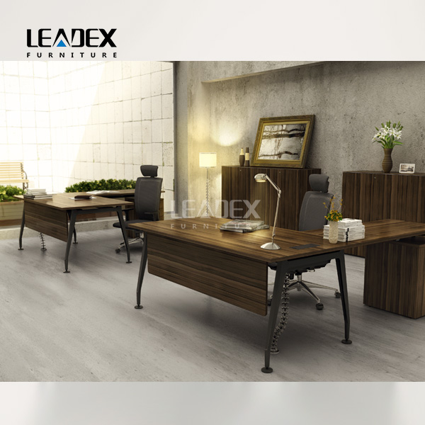 Product Image of LEADEX office furniture Freestanding Desk with Fixed Pedestal