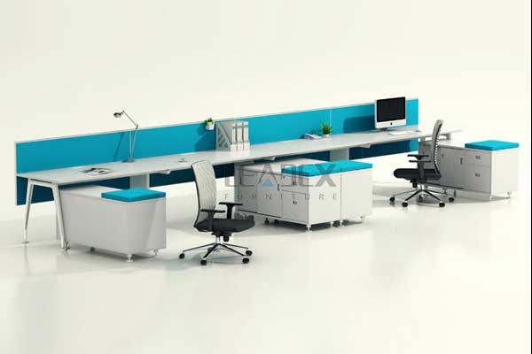 4 Seaters Bench Workstation