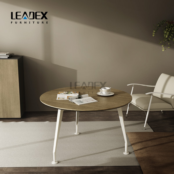 Product Image of LEADEX office furniture Round Meeting Table (bevel edge Top
