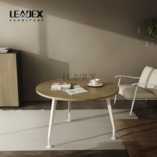 Product Image of LEADEX office furniture Round Meeting Table (Straight Edge Top